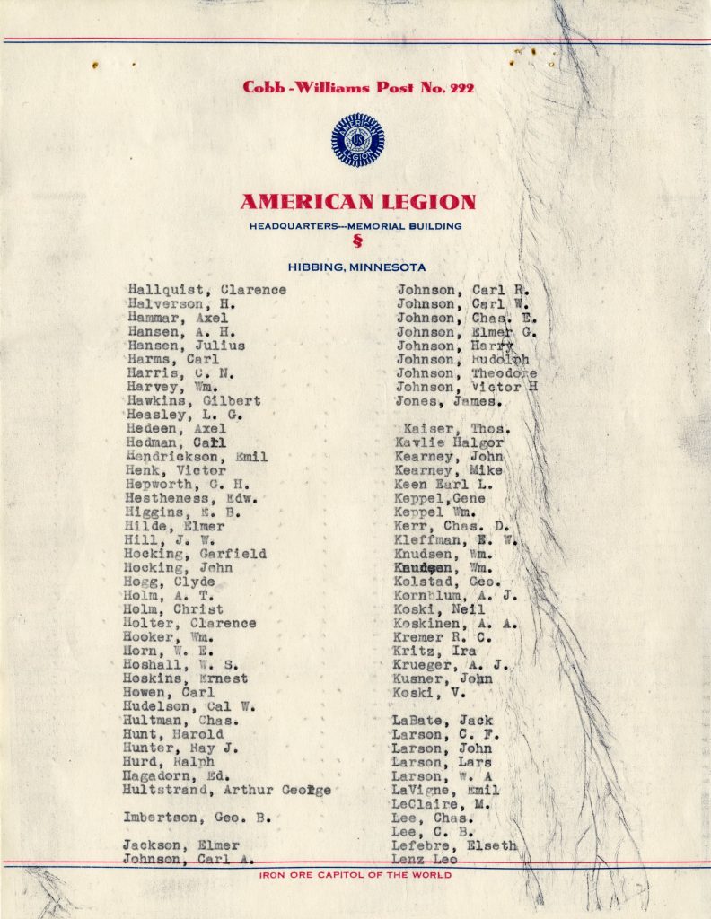 Membership of American Legion (Page 3)