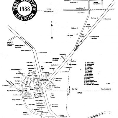 Poole Map – drawn 1976