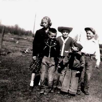 Gordon Conklin children, 1953